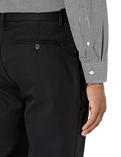 Amazon Essentials Men's Slim-Fit Flat-Front Dress Pant, Black, 32W X 30L #TOP2
