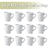 BTaT- White Coffee Mugs, Set of 12, 12oz, Coffee Mug Set, Mothers Day Gift