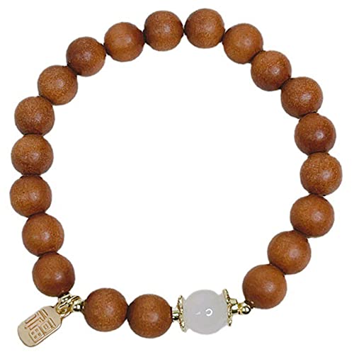 Bracelet de prière en bois mala amulette richesse pour femme