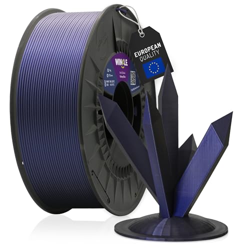 WINKLE PLA HD Interferenz Filament 1.75mm Galaxie Blau, 300g Spule, 3D Drucker Filament Kompatibel mit FDM Druckern, 3D-Druckmaterialien, Maßgenauigkeit +/- 0.05mm, Leicht zu Bedrucken