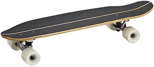 Curb Boy's Mini Cruiser Longboard - Brown