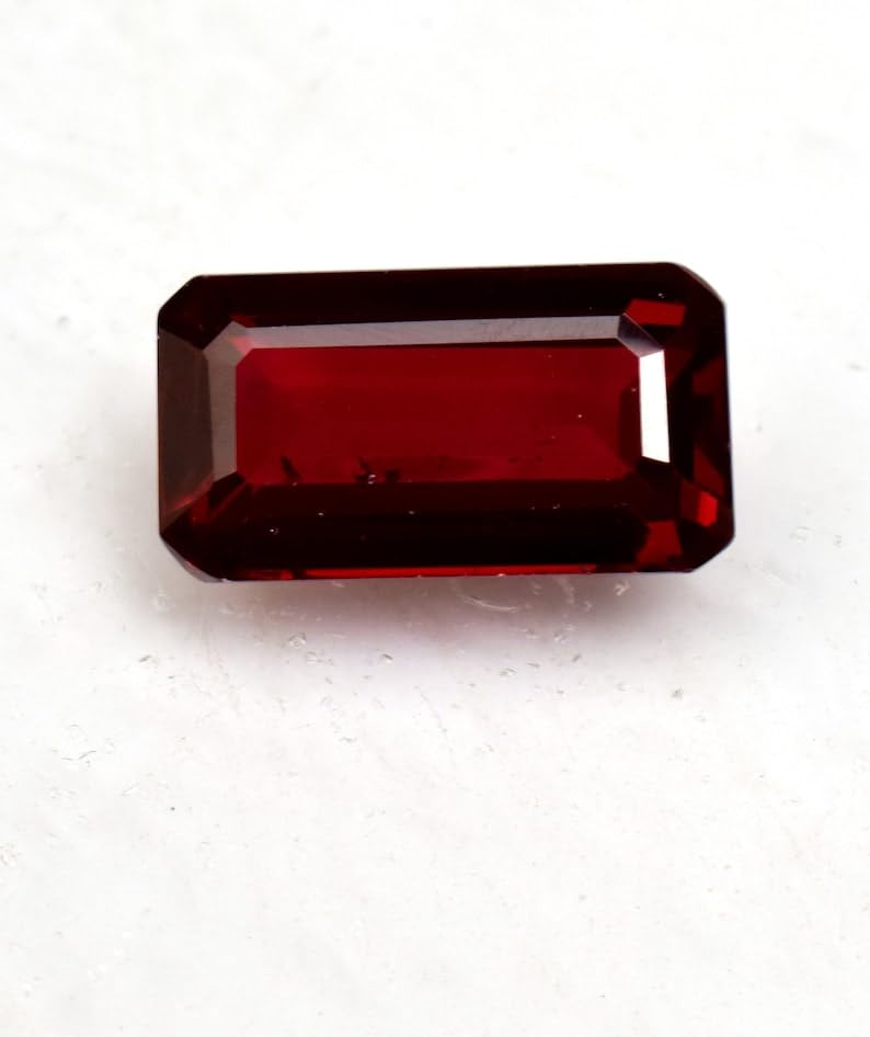 Pierre précieuse grenat véritable taillée en coussin pour pendentif élégant - 3