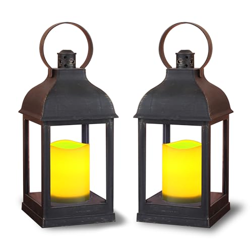 WRalwaysLX 2pack Decorative Lantern with flameless...
