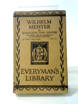 Hardcover Wilhelm Meister: Volume II Book