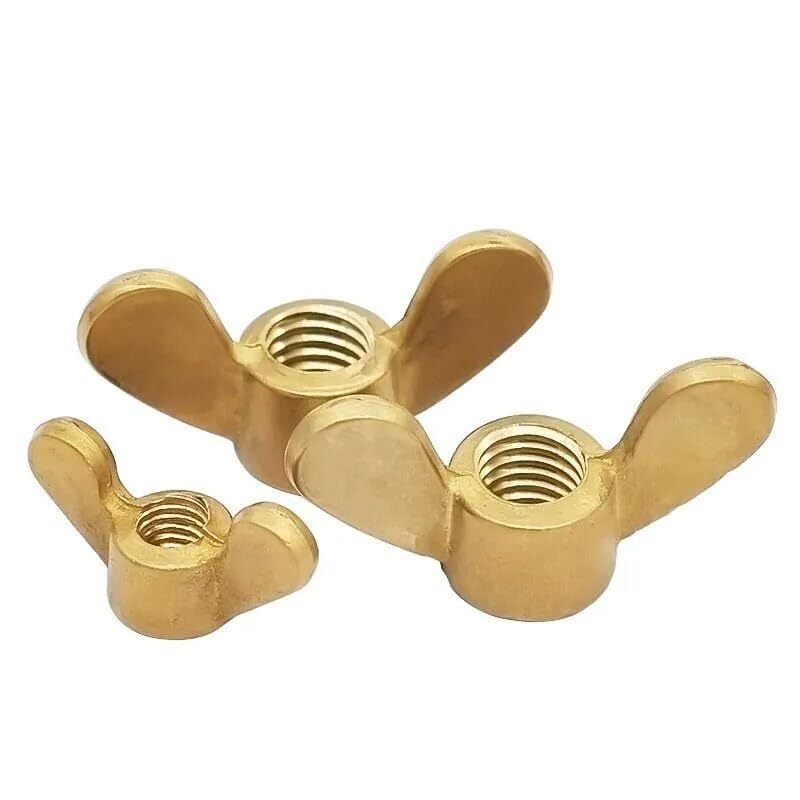 Wing Nuts,Wing Nut Fasteners,Parts Butterfly Nut,Wing Nuts,Wing Nut Fasteners,Parts Butterfly Nut,10pcs M3 M4 M5 M6 M8 M10 M12 M14 Brass Wing Nuts Copper Butterfly Nuts Hand Tighten Nut Hand Nut,(10pc