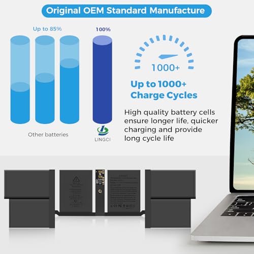 Image of A2519 Battery,A2442 Battery Replacement for MacBook Pro A2442(2021) 14-inch A2519 Battery(Upgraded High Performance 69.6Wh 11.47V 6068mAh)