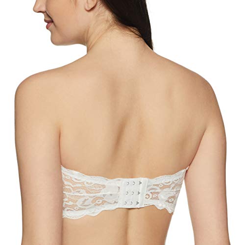 Image of Fabme Women Lace, Padded Tube Bra - Free Size - 3 Hook Back