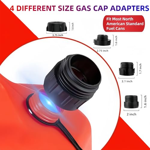 Fuel Transfer Pump with Auto Stop Sensor Overfill Protection,Gas Can Pump,3.2 GPM Portable Automatic Fuel Transfer Pump, Kit With 4 Tank Adapter, Portable Gas Pump for Oil,Fuel,Gasoline Transfer Pump