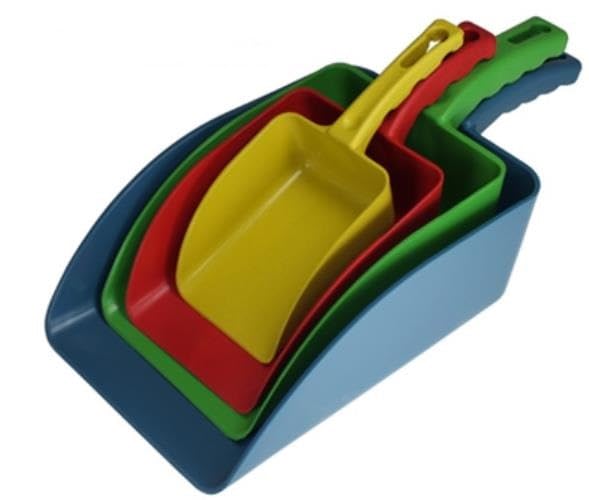 Pala de mano detectable color amarillo para pesar especias y harina capacidad 2300 g