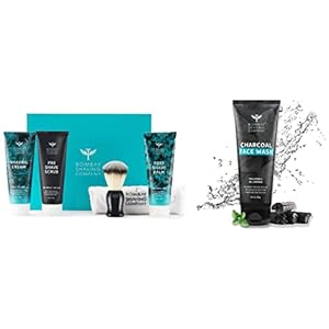 Bombay Shaving Company Premium Shaving Kit and Charcoal Face Wash