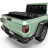 LEDKINGDOMUS Soft Tri-Fold Truck Bed Cover Fits for Jeep Gladiator JT 2020 2021 2022 2023 2024 2025 2026| 5' (64