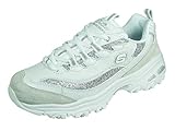 wsl 2019 Absatzart: --- Skechers 13155/WSL D\'Lites-Glimmer Eve Damen Sneaker weiß/Silber, Größe:38, Farbe:Weiß