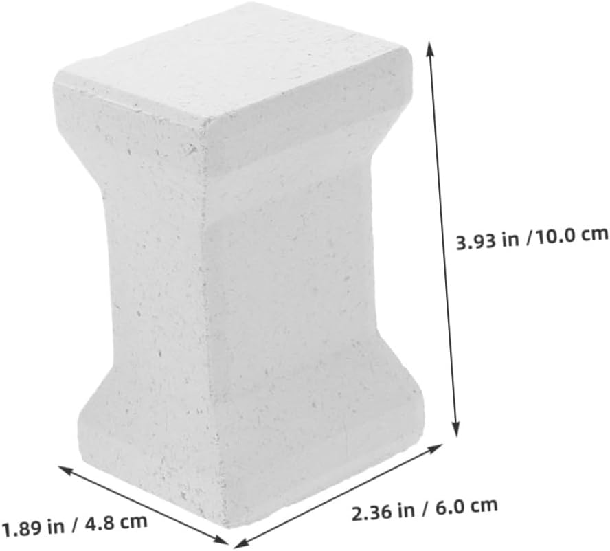 jojofuny 2pcs Kiln Posts Pottery Firing Accessories 10cm Reusable Ceramic Kiln Pillars for Pottery Making