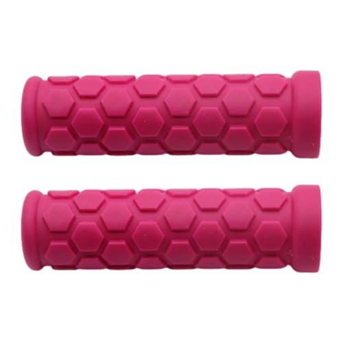 Puños de bicicleta – Manillar de goma antideslizante, almohadillas amortiguadoras para mayor comodidad | Puños universales para bicicleta, goma PVC para bicicletas de montaña y bicicletas de carretera