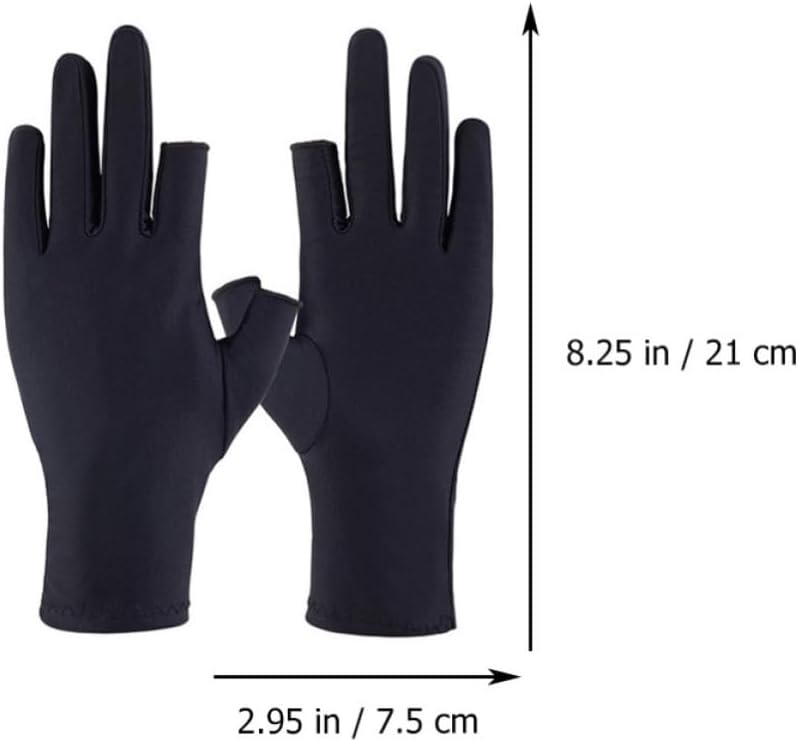 4pcs Women Outdoor Sun Protection Gloves, Breathable Spandex Cycling Gloves Anti-Slip Design, Lightweight and Portable for Summer Yoga and Outdoor Activities