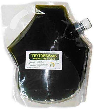 AQUACULTURE NURSERY FARMS Live Phytoplankton 32oz Phytopreme Live Blend 6 Types. Micro Algae Saltwater Phyto Concentrate