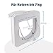 PetSafe Petporte smart Flap Mikrochip Katzenklappe, Automatischer Zugang mit Chip-Erkennung, Für Katzen bis 7 kg