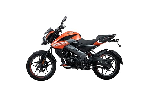Image of Bajaj Pulsar Ns 125 Ug Motorcycle /Motorbike - Fiery Orange - Ex-Showroom