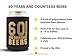 60th Birthday Decor and Party Favors, Beverage Sleeves Gift for Dad's 60th Birthday Party, Decorations and Party Supply, 60s Birthday Decorations for Men, 12-Pack, Black & Gold