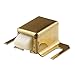 Prime-Line Products M 6033 Prime-Line Adjustable Shower Door Catch, Nylon Tip, Steel, Plated, Brass