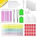 Produktbild INSANYJ DIY Diamond Painting Zubehör,88 Stücke Werkzeug Set,5D Kreuzstich Stickerei Malerei Zubehör mit 21 Fächer Diamant Sortierbox, für Erwachsene oder Kinder