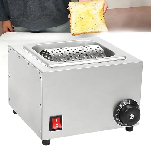 Untador De Mantequilla Eléctrico Calentado, Untador De Mantequilla Para Hornear, Capacidad De 1 Kg, Control De Temperatura De 0 A 110 °C, Se Extiende De Forma Rápida Y Uniforme Sobre Tostadas