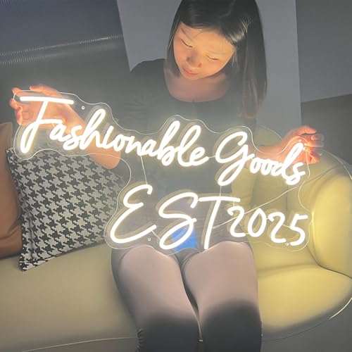Image of Custom Neon Sign, Customizable Large Led Name Sign, Custom Neon Signs Personalized for Business Bar Store Logo, Neon Light Sign for Salon Party