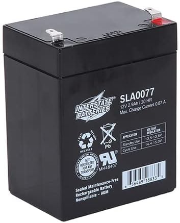 Interstate SLA0077 12V 2.9AH SLA