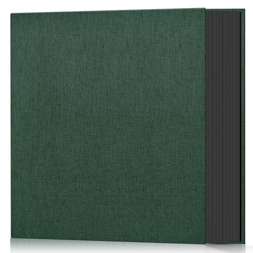 Popotop Álbum de fotos de 4 x 6 pulgadas, 1000 bolsillos, álbumes de fotos de tapa dura de lino para fotos familiares, bodas, aniversarios, bebés, vacaciones
