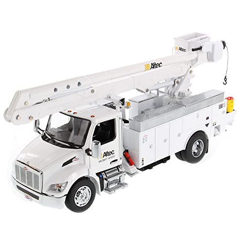 Diecast Masters 1:32 Scale Peterbilt Model 536 with Altec AA55 Aerial Service Body, White cab & White Body | Transport Series Model 71105 by Diecast Masters - Image 8
