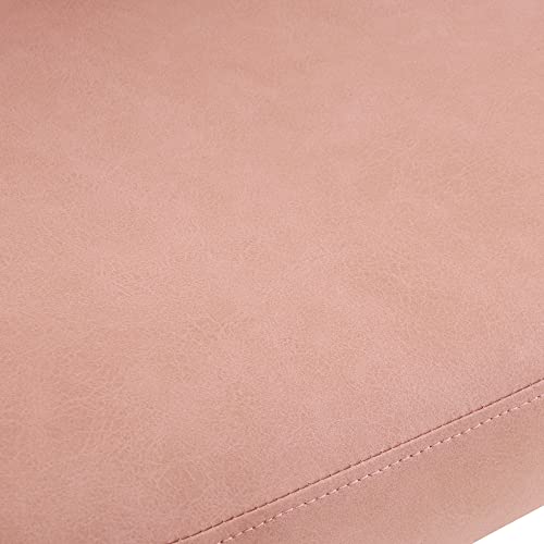 Barberpub Manicure Adjustable Lumbar Support Work Chair, Cute Swivel Rolling Nail Chair, Ergonomic Chair With Armrest 3535 (Pink) #TOP3