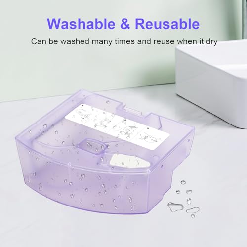 Image of Water Tank Dust Bin Box Compatible with Roborock Q7 MAX / Q7 MAX+ / T8 Vacuum Cleaner - Waste Collection Dustbin Box Replacement Accessories Spare Parts