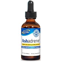 NORTH AMERICAN HERB & SPICE Ashadrene - 2 fl. oz. - 100% Raw Ashwagandha Extract - Healthy Adrenal Response, Energy, Overall Health - Non-GMO, Certified USDA Organic - 86 Servings