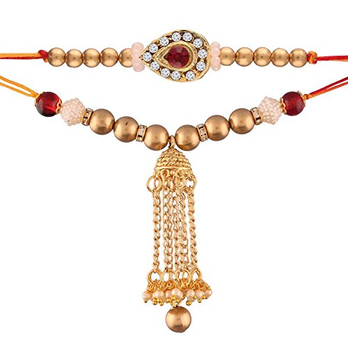 See full amazon price history chart for I Jewels Gold Plated Jhumki Style Bhaiya Bhabhi Rakhi Set For Men/Boys (R612Co) I Jewels Gold Plated Jhumki Style Bhaiya Bhabhi Rakhi Set For Men/Boys (R612Co) (B07FHM1Z9N) Amazon Price History, Amazon Price Tracker