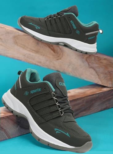Image of CLYMB Cosco Sports Shoe with Synthetic Upper Lightweight Comfortable Mid Top Running Shoes for Men's & Boy's