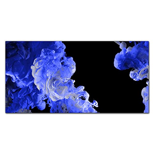 Tableau en verre acrylique incassable 100x50cm décoration murale motif fumée