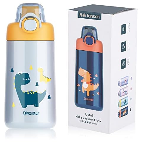 Botella térmica Jodsen de acero inoxidable 350ml dibujos animados Cover