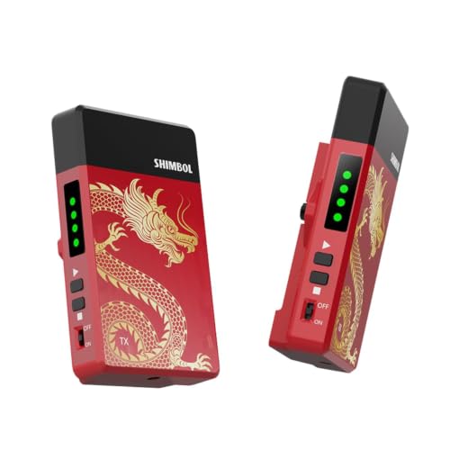 SHIMBOL TP MINI Transmisor y Receptor HDMI inalámbrico, sistema de transmisión de video inalámbrico 1080P60 con baja latencia, antena incorporada y cambio inteligente de canal para monitoreo de cámara y transmisión en vivo miniatura 1