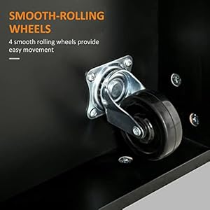 HOMCOM Rolling Kitchen Island with Storage, Kitchen Cart with Wood Top, 3 Drawers and 2 Barn Door Style Cabinet, Adjustable Shelves, Spice Rack, Black HOMCOM Rolling Kitchen Island with Storage Kitchen Cart with Wood Top 3 Drawers and 2 Barn Door Style Cabinet Adjustable Shelves Spice Rack Black