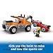 LEGO City Tow Truck and Sports Car Repair Vehicle Toy Set for 4 Plus Year Old Boys & Girls, with 2 Minifigures and Accessories Including a Cochlear Implant, Creative Gift Idea 60435