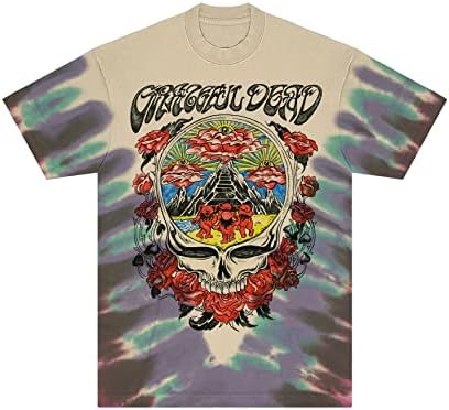 Grateful Dead Camiseta unissex adulto padrão Rose Cloud Mountain