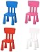 Ikea Mammut - Silla infantil de plástico con respaldo alto para uso...