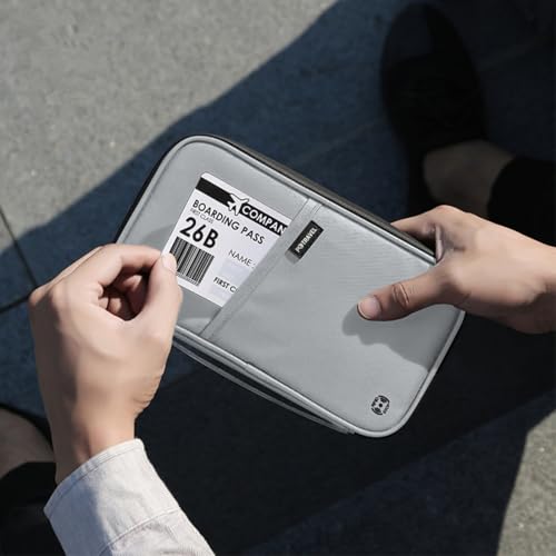 Image of VanFn RFID Travel Passport Wallet, Family Passport Holder, Trip Document Organizer P.Travel Series