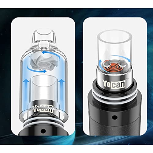 Vaporizer-Vape-Pen-Orbit-Wax-Kit-1700mAh-Coil-Less-Quartz-Cup-10S-Per-Heat-Rechargeable-Vape-Pen-BlackNo-Nicotine