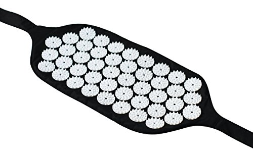 Bed of Nails, Black Original Acupressure Strap for Body Pain Treatment, Relaxation, Mindfulness