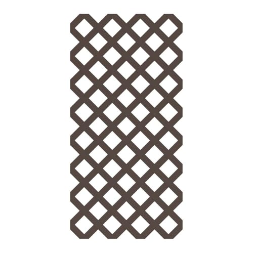 2 H x 4 W Classic Brazilian Walnut Lattice