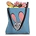 Disney Zootopia 2 Judy Hopps Big Face Halloween Costume Tote Bag