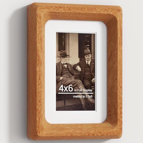 Solid Wood Photo Frame with Tempered Glass