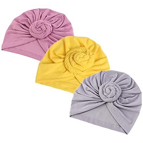 XYIYI 3 Pezzi Turbante Africano per Donne Nodo