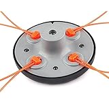 Universal String Trimmer Attachment Head Replacement for Brushcutter Weed Eater Whipper M10 x 1.25 LH Trimmer Head